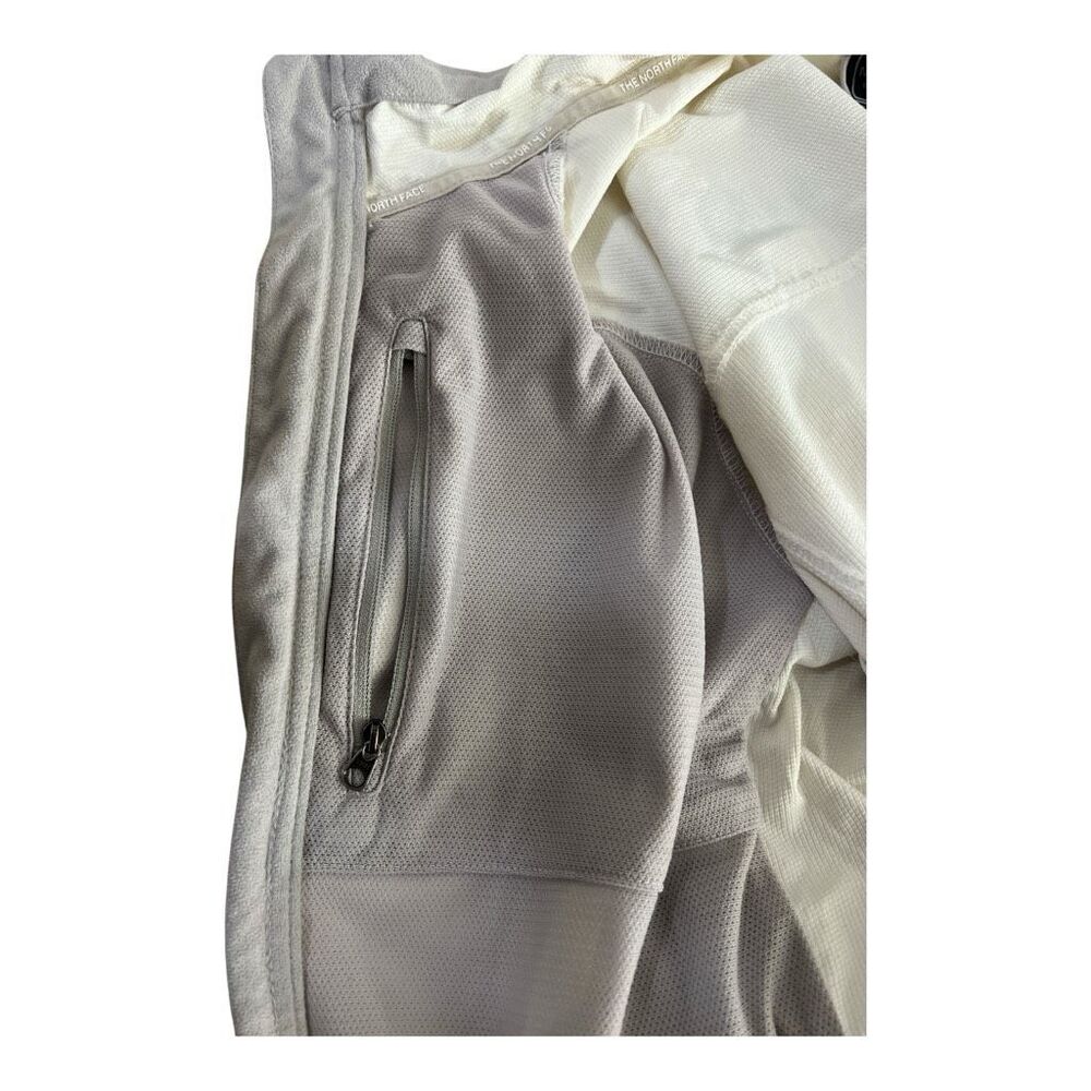 The North Face Flight Series Women Cream Jacket Size L Athletic Pockets Zipper - Picture 14 of 16